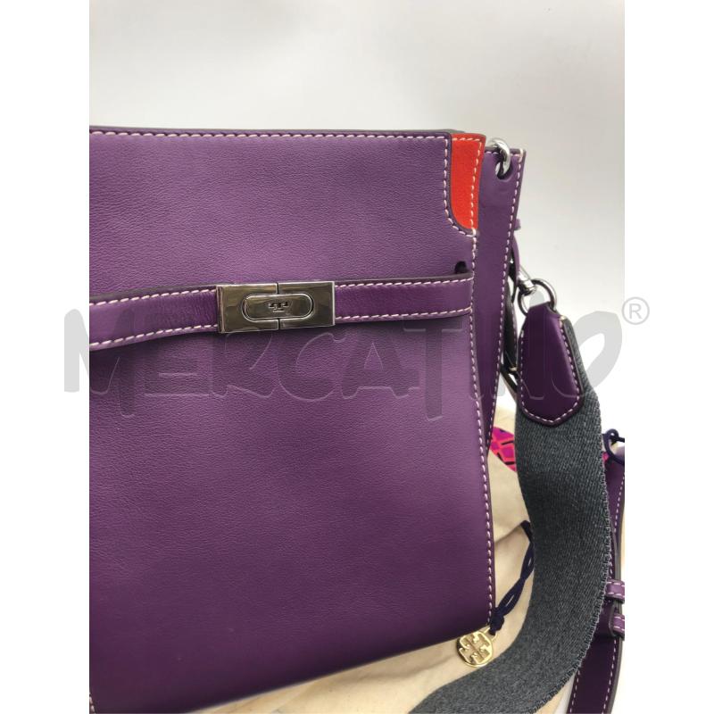 BORSA DONNA TORY BURCH VIOLA  | Mercatino dell'Usato Roma somalia 2