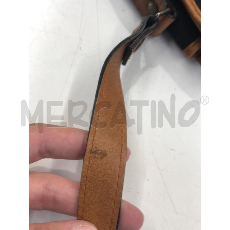 BORSA DONNA YVES SAINT LAURENT NERA TESSUTO BORDO MARRONE  | Mercatino dell'Usato Roma somalia 5