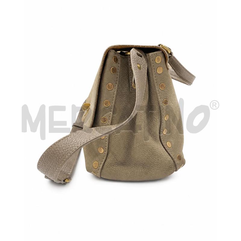 BORSA DONNA ZANELLATO POSTINA MARRONCINA SCAMO MISURA MEDIA  | Mercatino dell'Usato Roma somalia 2