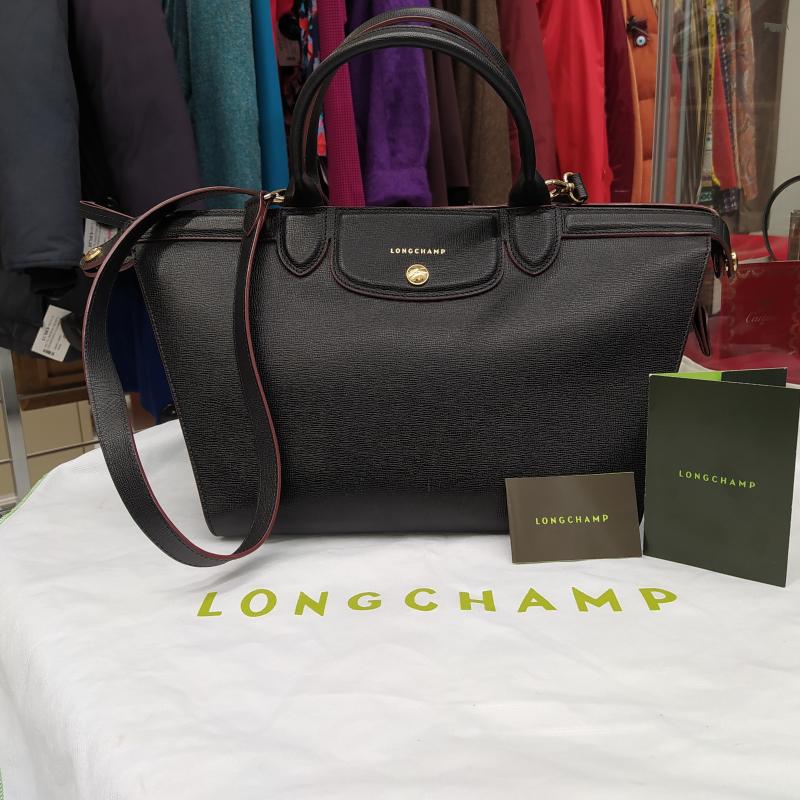 Borsa a tracolla in pelle LONGCHAMP blu - 10743340