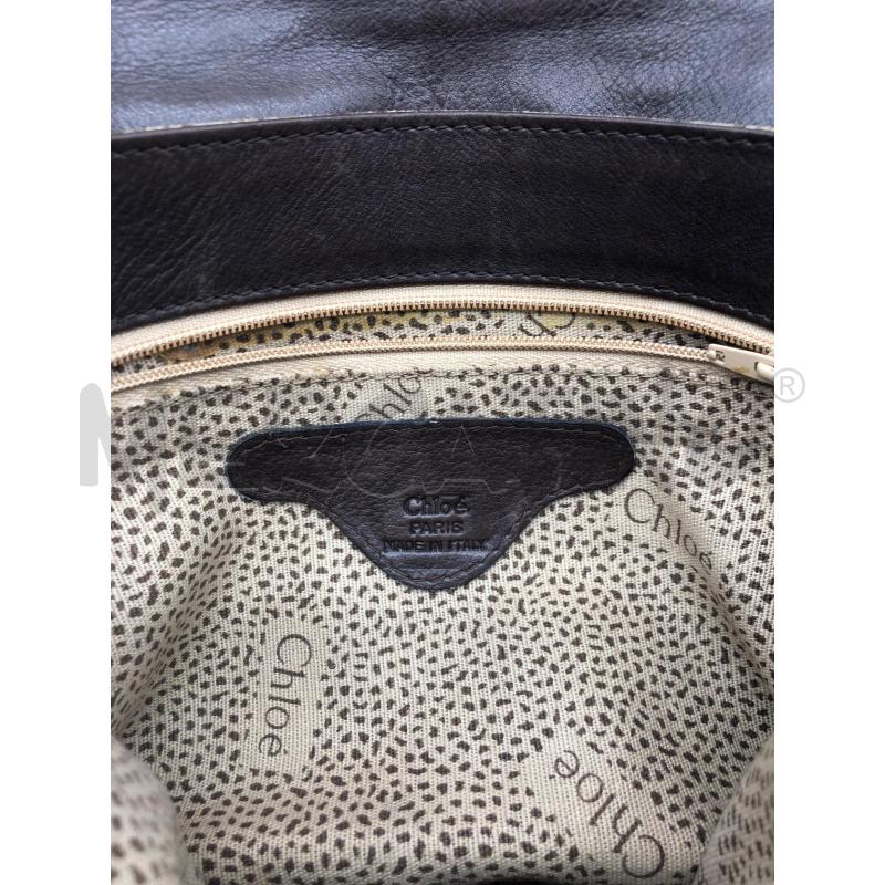 BORSETTA DONNA CHLOÈ MARRONE VINTAGE PATTA COCCO  | Mercatino dell'Usato Roma somalia 3