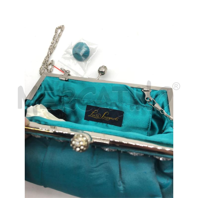 BORSETTA DONNA LUISA SPAGNOLI VERDE BRILL | Mercatino dell'Usato Roma somalia 4