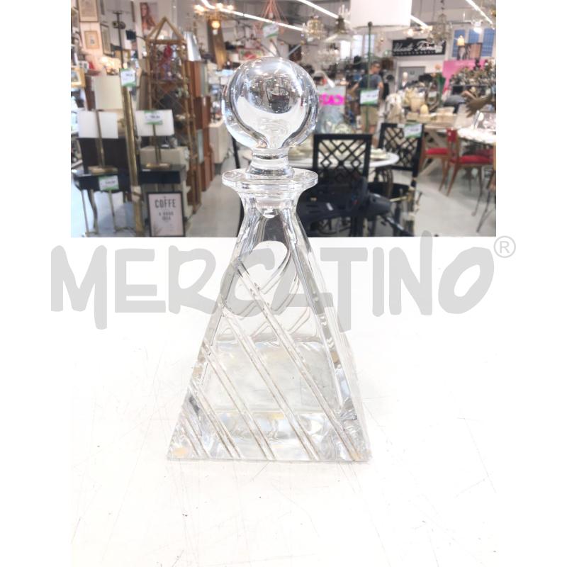 BOTTIGLIA BACCARAT PIRAMIDALE | Mercatino dell'Usato Roma somalia 1