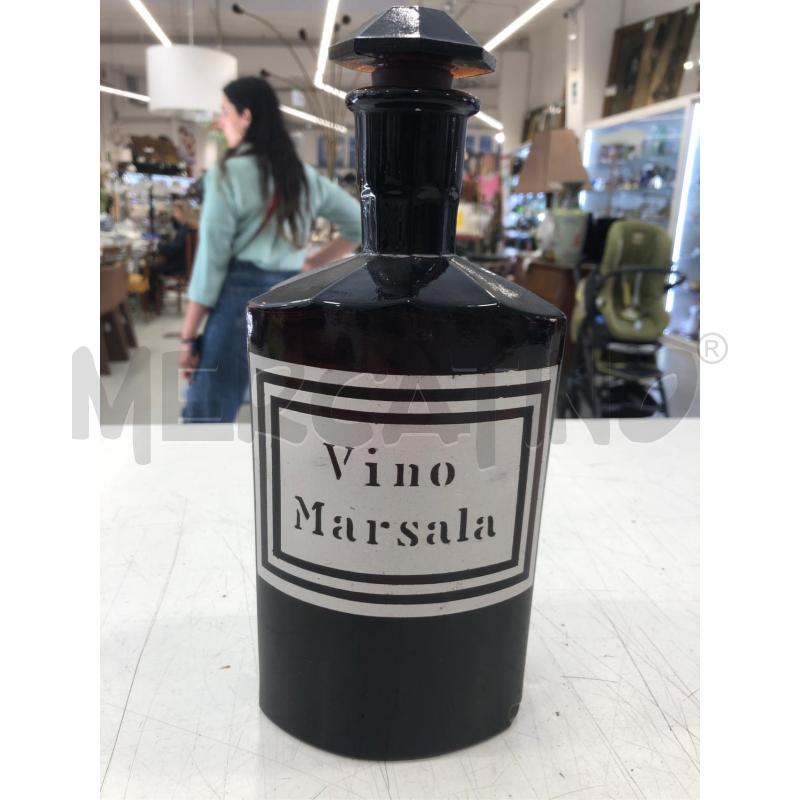 BOTTIGLIA VETRO VINO MARSALA | Mercatino dell'Usato Roma somalia 1