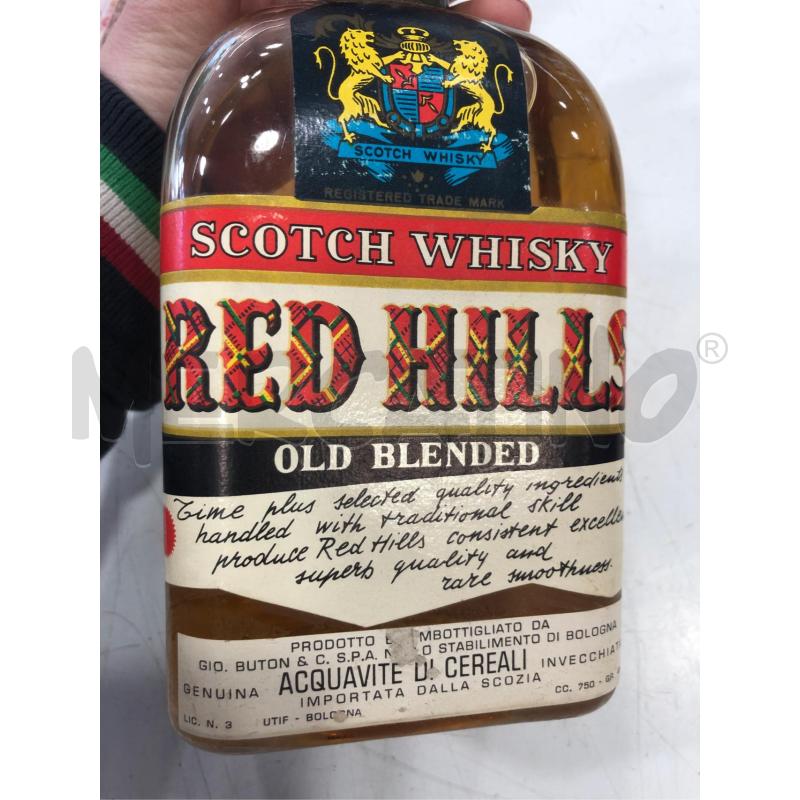 BOTTIGLIA WHISKY RED HILLS | Mercatino dell'Usato Roma somalia 3