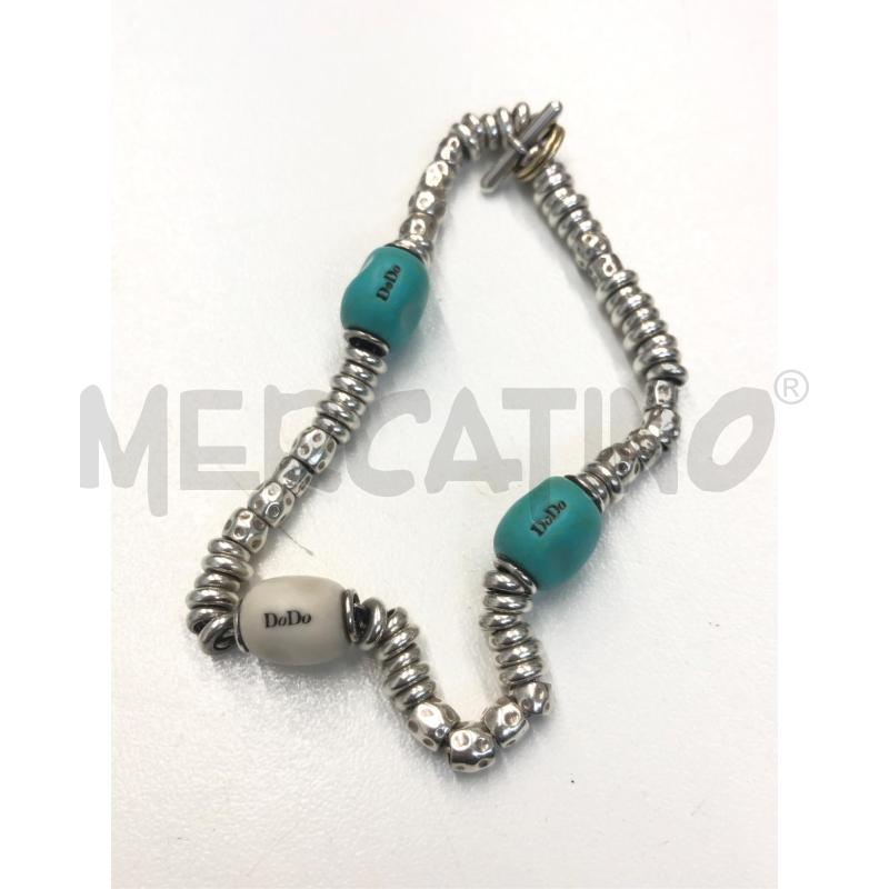 BRACCIALE DODO KIT GRANELLI AZZURRE E BIANCO | Mercatino dell'Usato Roma somalia 2