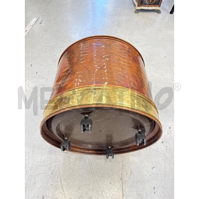 CACHEPOT RAME  FASCIA OTTONATA  | Mercatino dell'Usato Roma somalia 3