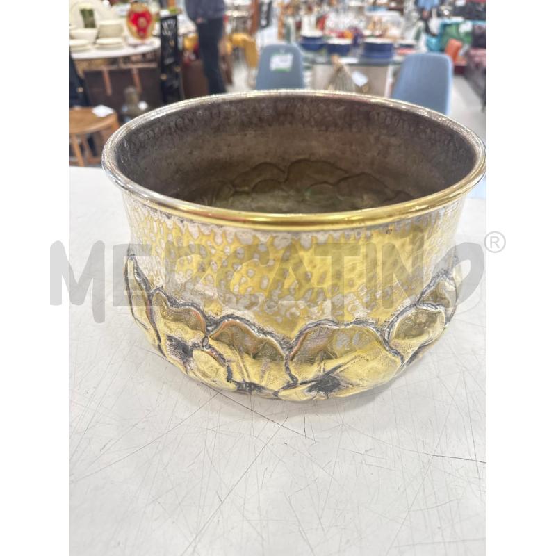 CACHEPOT SILVER PLATED BASE FIORE DA RIV | Mercatino dell'Usato Roma somalia 1