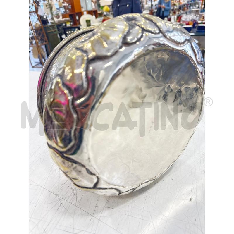 CACHEPOT SILVER PLATED BASE FIORE DA RIV | Mercatino dell'Usato Roma somalia 2