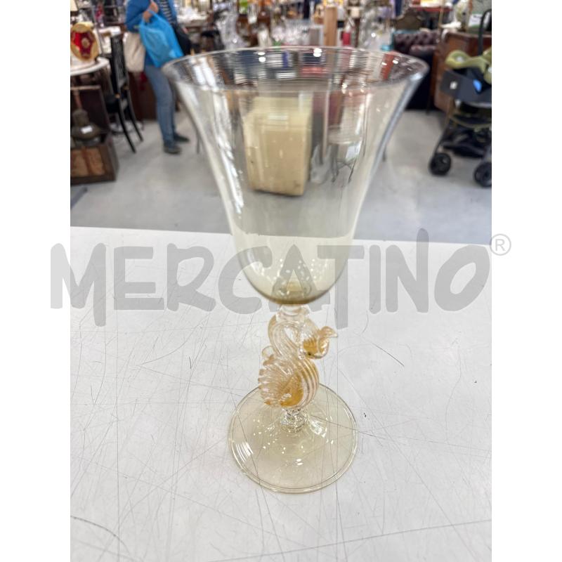 CALICE MURANO CIGNO | Mercatino dell'Usato Roma somalia 1