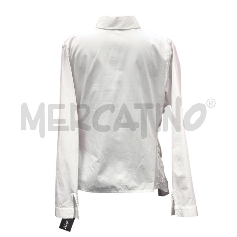 CAMICIA DONNA ANNE FONTAINE BIANCA RICAMI QUADR | Mercatino dell'Usato Roma somalia 2