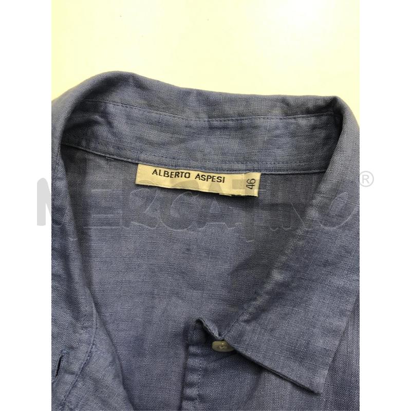 CAMICIA DONNA ASPESI AZZURRA LINO | Mercatino dell'Usato Roma somalia 4