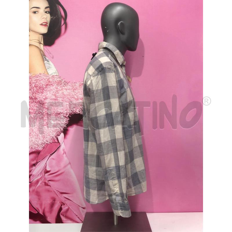 CAMICIA UOMO AQUASCUTUM BEIGE QUADRO  | Mercatino dell'Usato Roma somalia 3