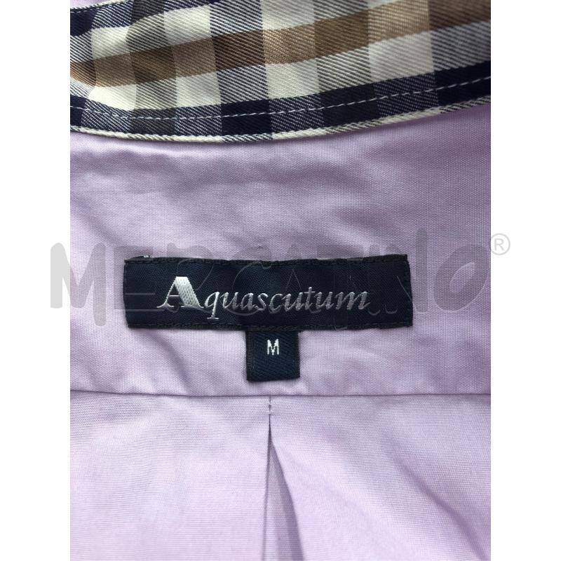 CAMICIA UOMO AQUASCUTUM LILLA NEW DA RIV  | Mercatino dell'Usato Roma somalia 5