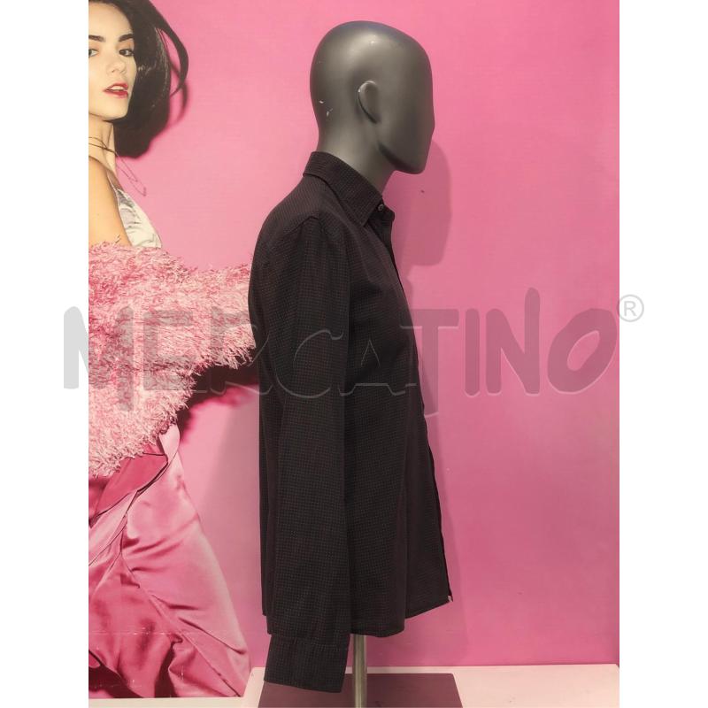 CAMICIA UOMO HUGO BOSS MARRONE PALLINI  | Mercatino dell'Usato Roma somalia 2