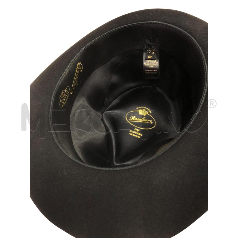 CAPPELLO BORSALINO NERO  | Mercatino dell'Usato Roma somalia 4