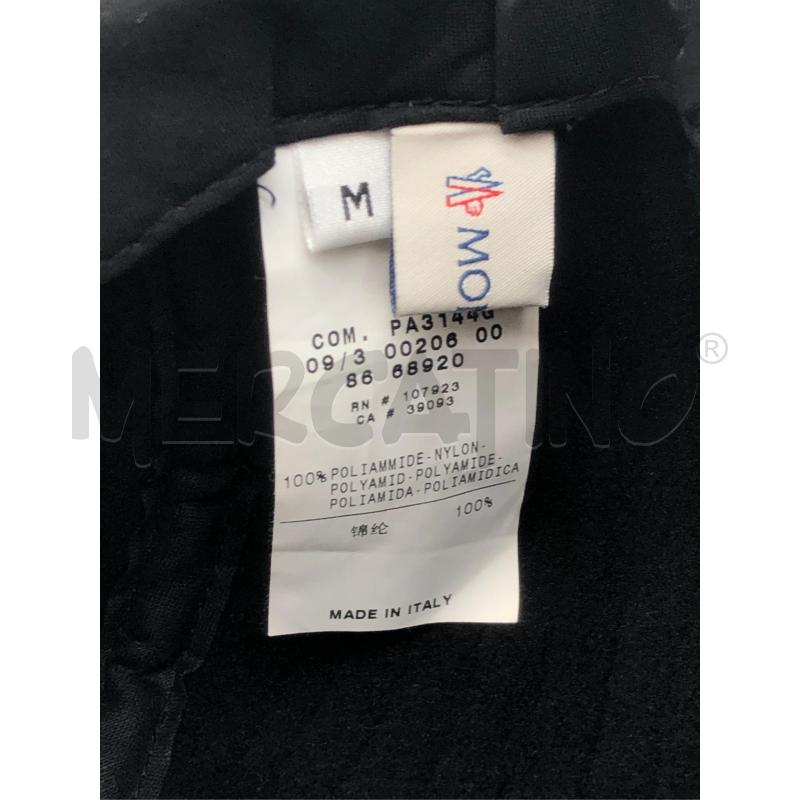 CAPPELLO DONNA MONCLER NERO PESCATORE  | Mercatino dell'Usato Roma somalia 5
