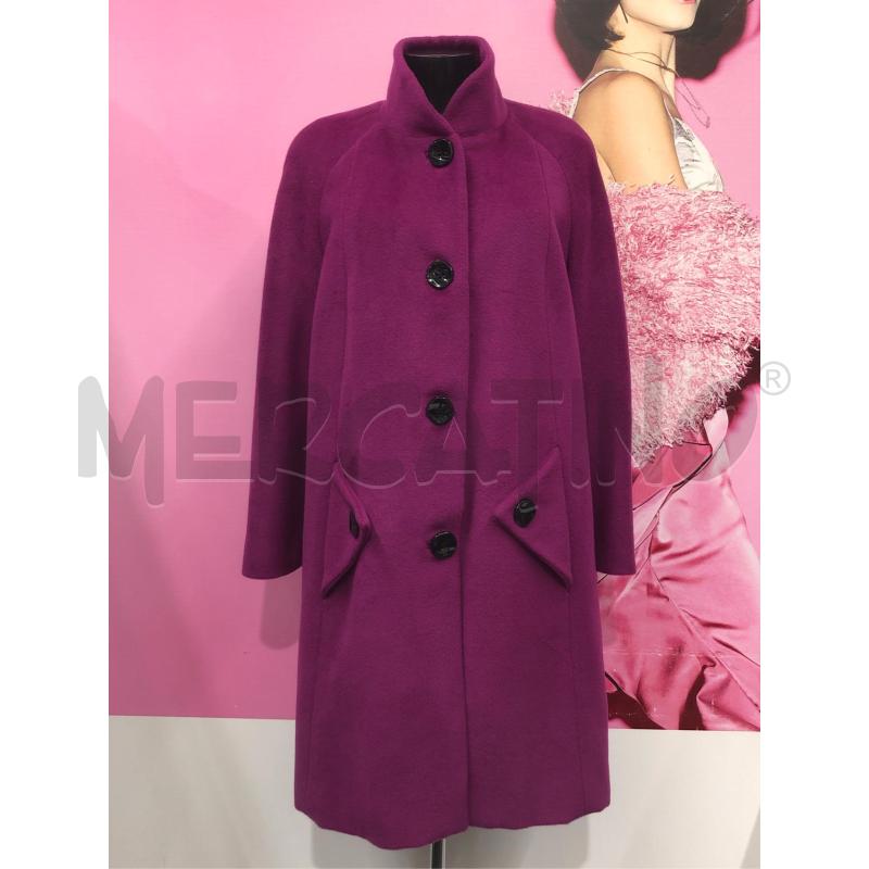 CAPPOTTO DONNA ANNA GIANNUSSO FUCSIA  | Mercatino dell'Usato Roma somalia 1
