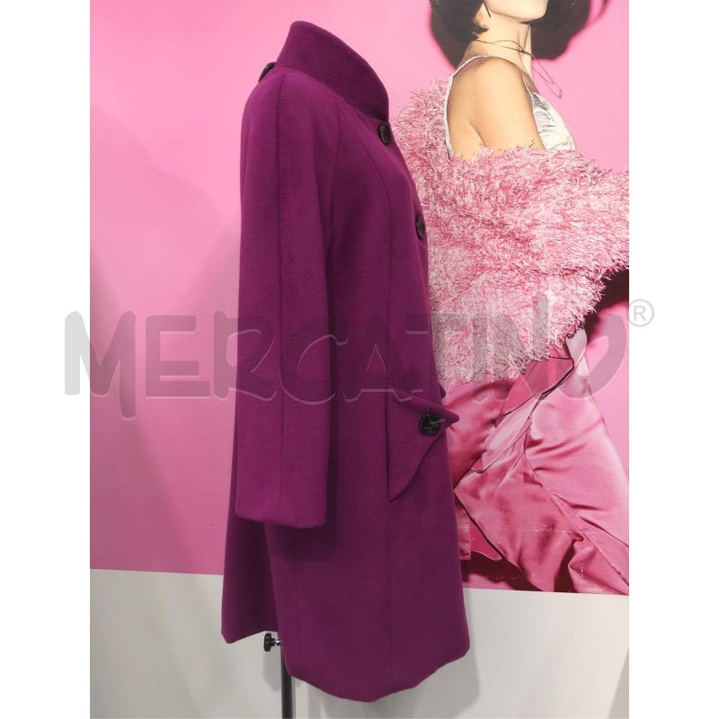 CAPPOTTO DONNA ANNA GIANNUSSO FUCSIA  | Mercatino dell'Usato Roma somalia 3