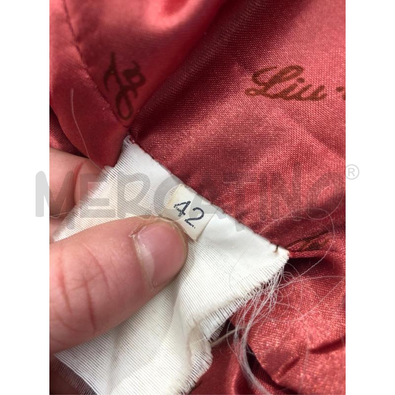 CAPPOTTO DONNA LIU JO MARRONE SPIG RICAMI PERLINE CINTA | Mercatino dell'Usato Roma somalia 5