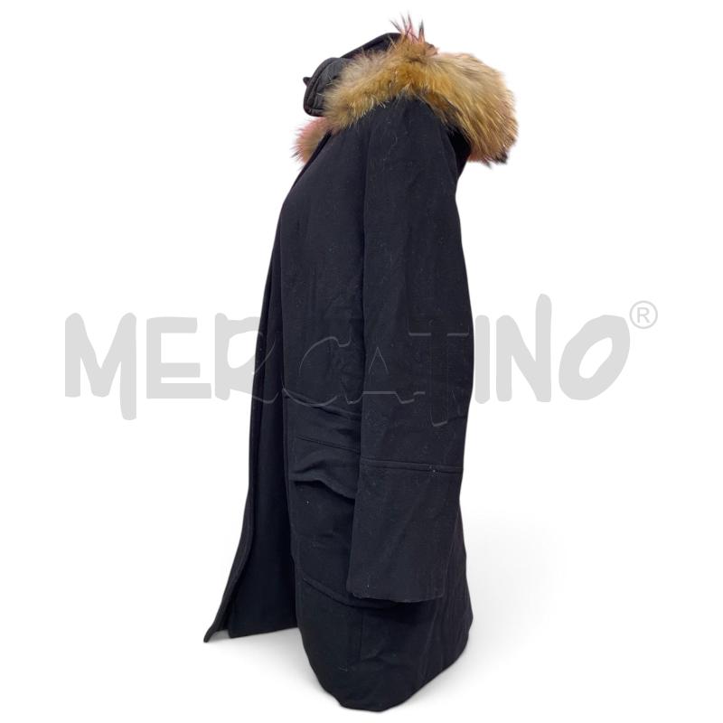 CAPPOTTO DONNA MARELLA NERO CAPP PELLICCIA | Mercatino dell'Usato Roma somalia 2