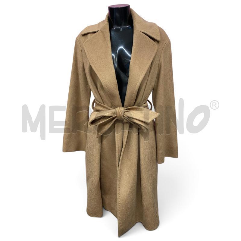 CAPPOTTO DONNA MAX MARA STUDIO TABACCO 100% LANA  | Mercatino dell'Usato Roma somalia 1