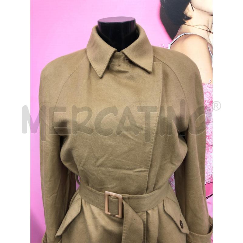 CAPPOTTO DONNA ROSALBA VALENTINI BEIGE CASHMERE CINTA | Mercatino dell'Usato Roma somalia 2
