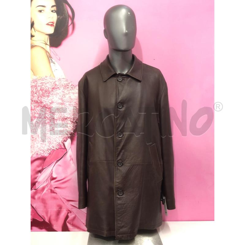 CAPPOTTO UOMO BURBERRY MARRONE PELLE | Mercatino dell'Usato Roma somalia 1
