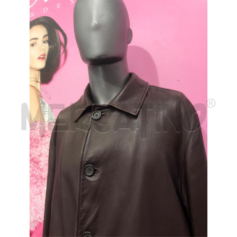 CAPPOTTO UOMO BURBERRY MARRONE PELLE | Mercatino dell'Usato Roma somalia 2