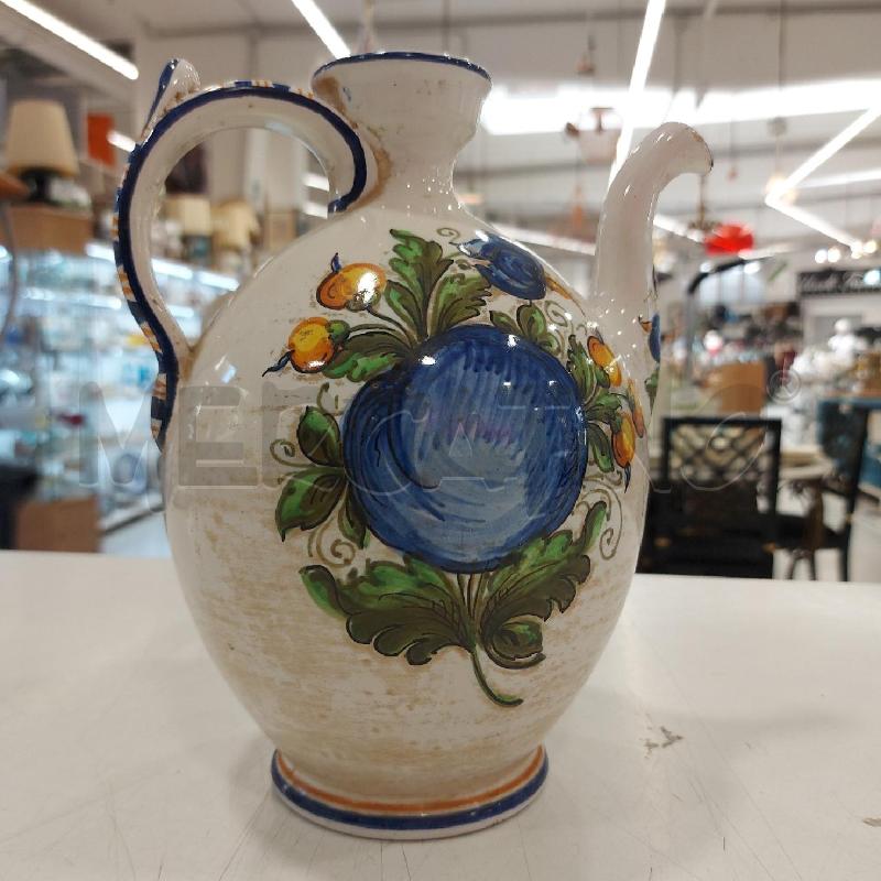 CARAFFA CASTELLI FIORI BLU GIALLI | Mercatino dell'Usato Roma somalia 2