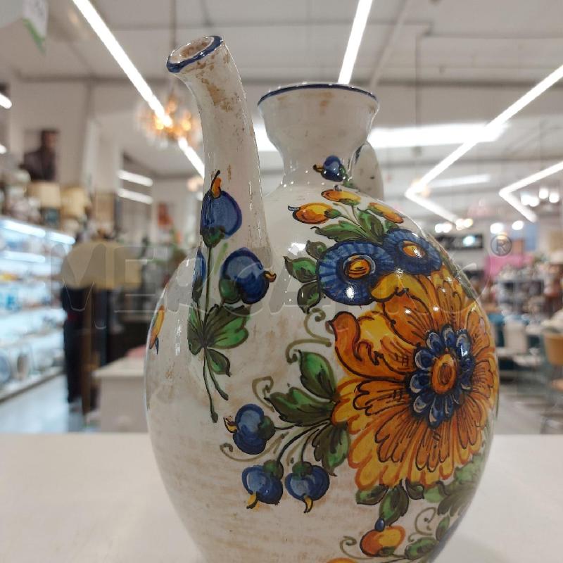 CARAFFA CASTELLI FIORI BLU GIALLI | Mercatino dell'Usato Roma somalia 3
