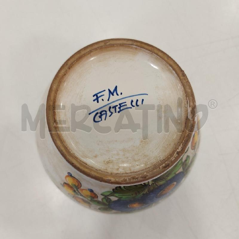 CARAFFA CASTELLI FIORI BLU GIALLI | Mercatino dell'Usato Roma somalia 4