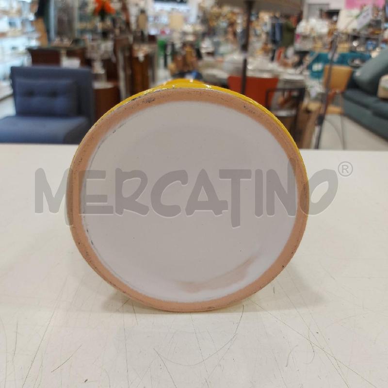CARAFFA CERAMICA GIALLA UCCELLINO COLORATO | Mercatino dell'Usato Roma somalia 4