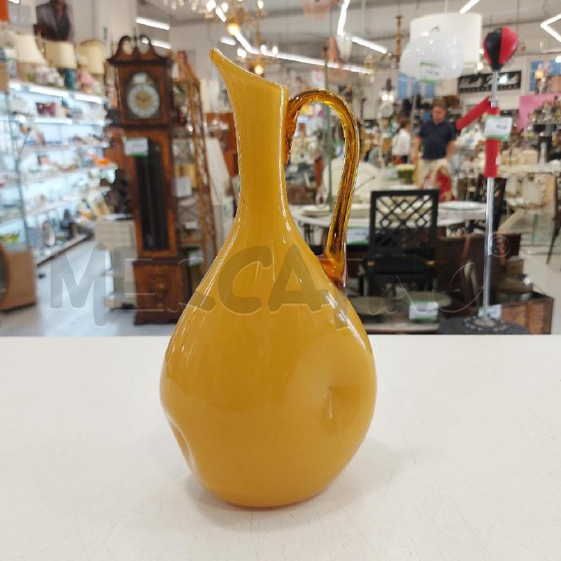 CARAFFA MURANO GIALLA MANICO DA RIV. | Mercatino dell'Usato Roma somalia 1
