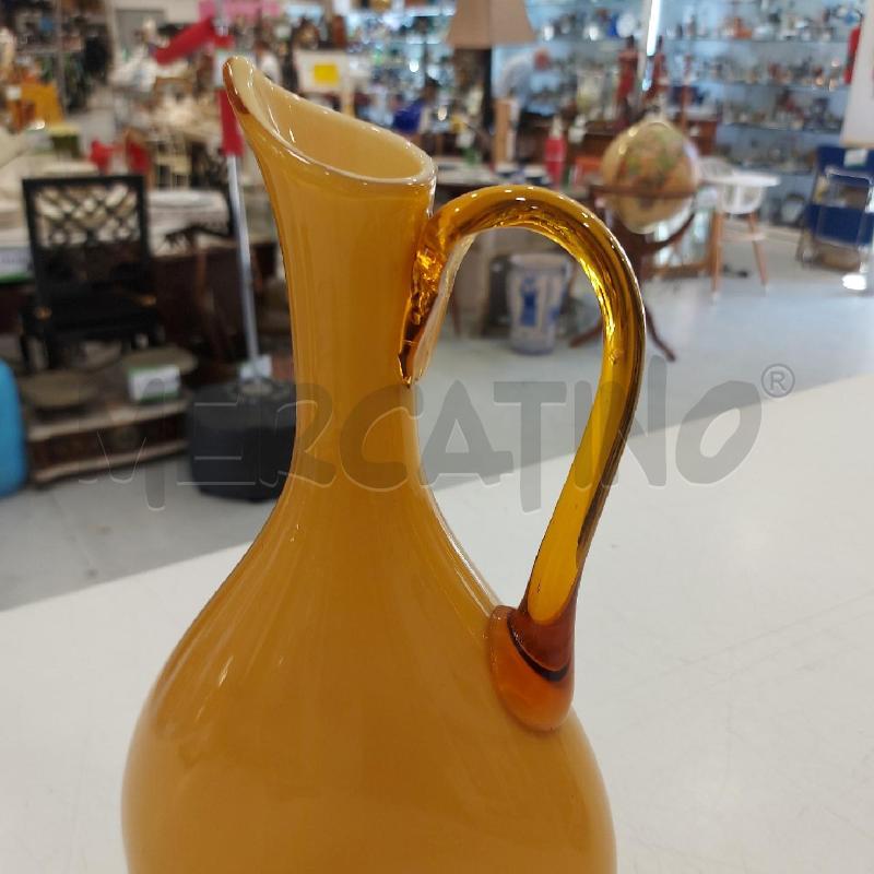 CARAFFA MURANO GIALLA MANICO DA RIV. | Mercatino dell'Usato Roma somalia 2