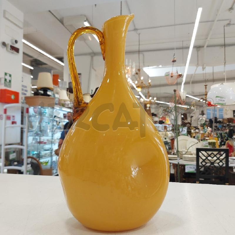 CARAFFA MURANO GIALLA MANICO DA RIV. | Mercatino dell'Usato Roma somalia 4