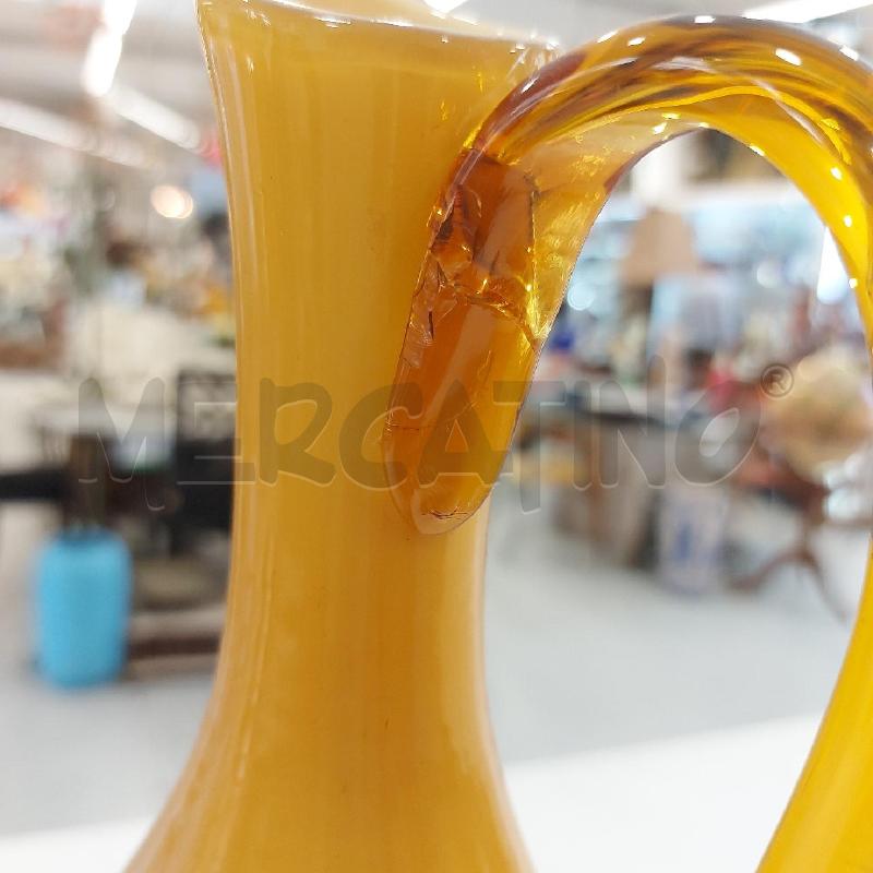 CARAFFA MURANO GIALLA MANICO DA RIV. | Mercatino dell'Usato Roma somalia 5