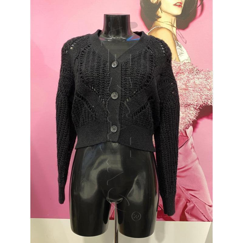 CARDIGAN DONNA IRO NERO 3 BOTT TRAFOR | Mercatino dell'Usato Roma somalia 1