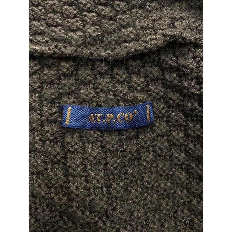 CARDIGAN UOMO ATPCO MARRONE KNIT PART SCAMO  | Mercatino dell'Usato Roma somalia 4