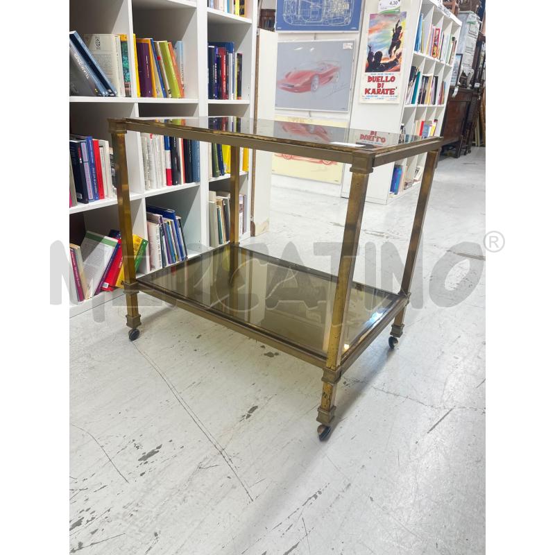 CARRELLO OTTONE 2/R VETRO FUME | Mercatino dell'Usato Roma somalia 2