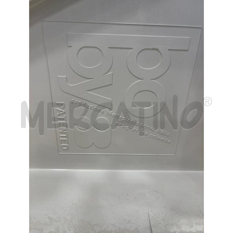 CARRELLO PORTAOGGETTI BIANCO JOE COLOMBO | Mercatino dell'Usato Roma somalia 4