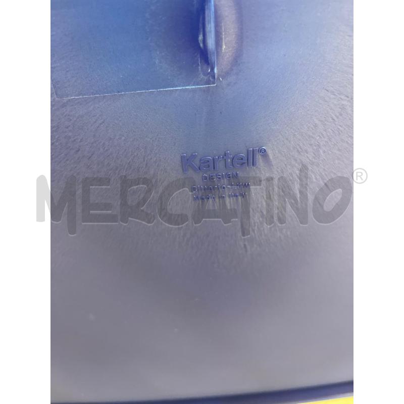 CARRELLO  PIEGHEVOLE KARTELL BLU  | Mercatino dell'Usato Roma somalia 3