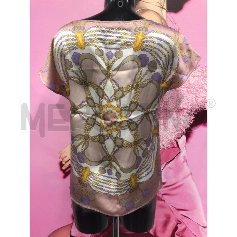 CASACCA DONNA LUISA SPAGNOLI ROSA CATENE SETA  | Mercatino dell'Usato Roma somalia 3