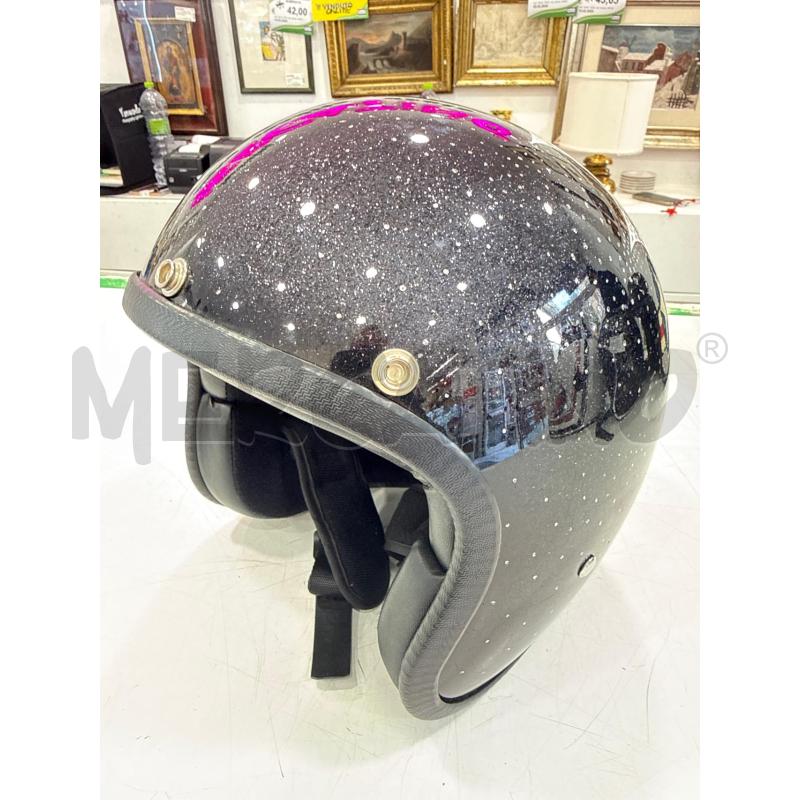 CASCO MOTO 70'S TESCHIO ROSA ROSSA | Mercatino dell'Usato Roma somalia 1