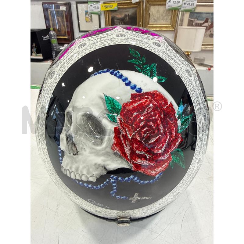 CASCO MOTO 70'S TESCHIO ROSA ROSSA | Mercatino dell'Usato Roma somalia 2