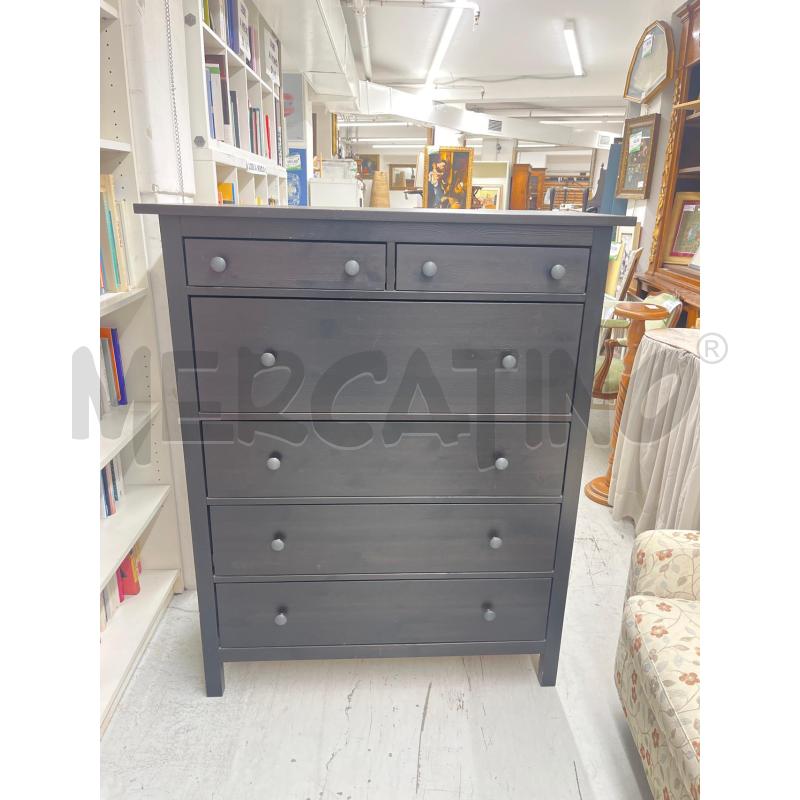 CASSETTIERA IKEA ALTAN NERA 6/C | Mercatino dell'Usato Roma somalia 1