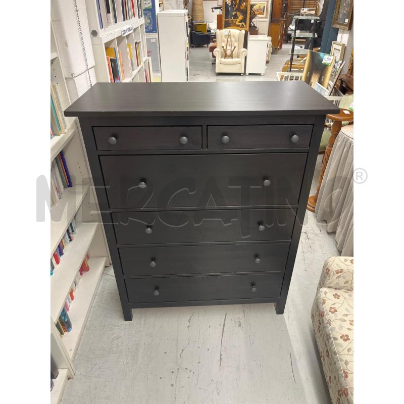 CASSETTIERA IKEA ALTAN NERA 6/C | Mercatino dell'Usato Roma somalia 2