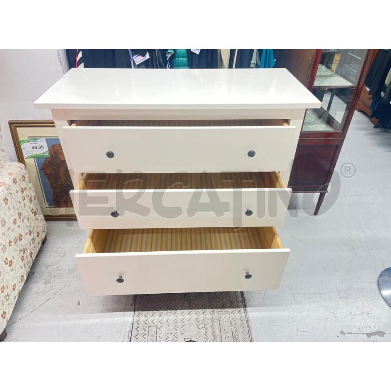 CASSETTIERA  IKEA BIANCA 3 CASS | Mercatino dell'Usato Roma somalia 2