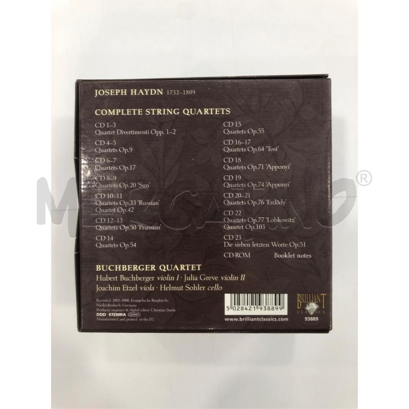 CD BOX HAYDN COMPLETE STRING QUARTET | Mercatino dell'Usato Roma somalia 2