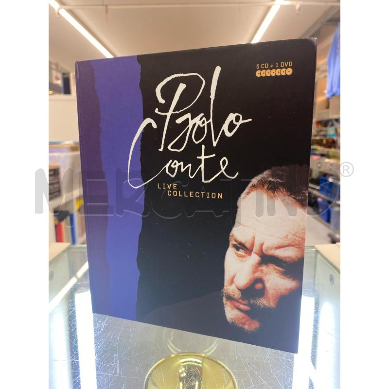 CD BOX PAOLO CONTE LIVE COLLECTION 6CD+1DVD | Mercatino dell'Usato Roma somalia 1